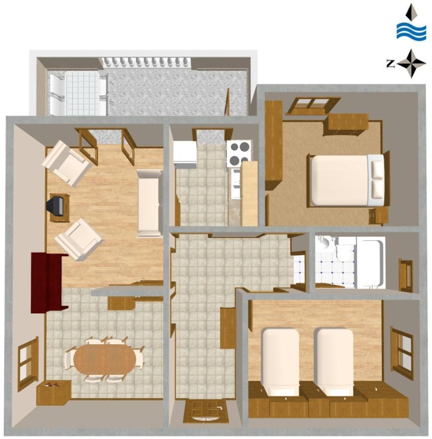 Apartments With A Parking Space Vrbnik, Krk - 429 外观 照片